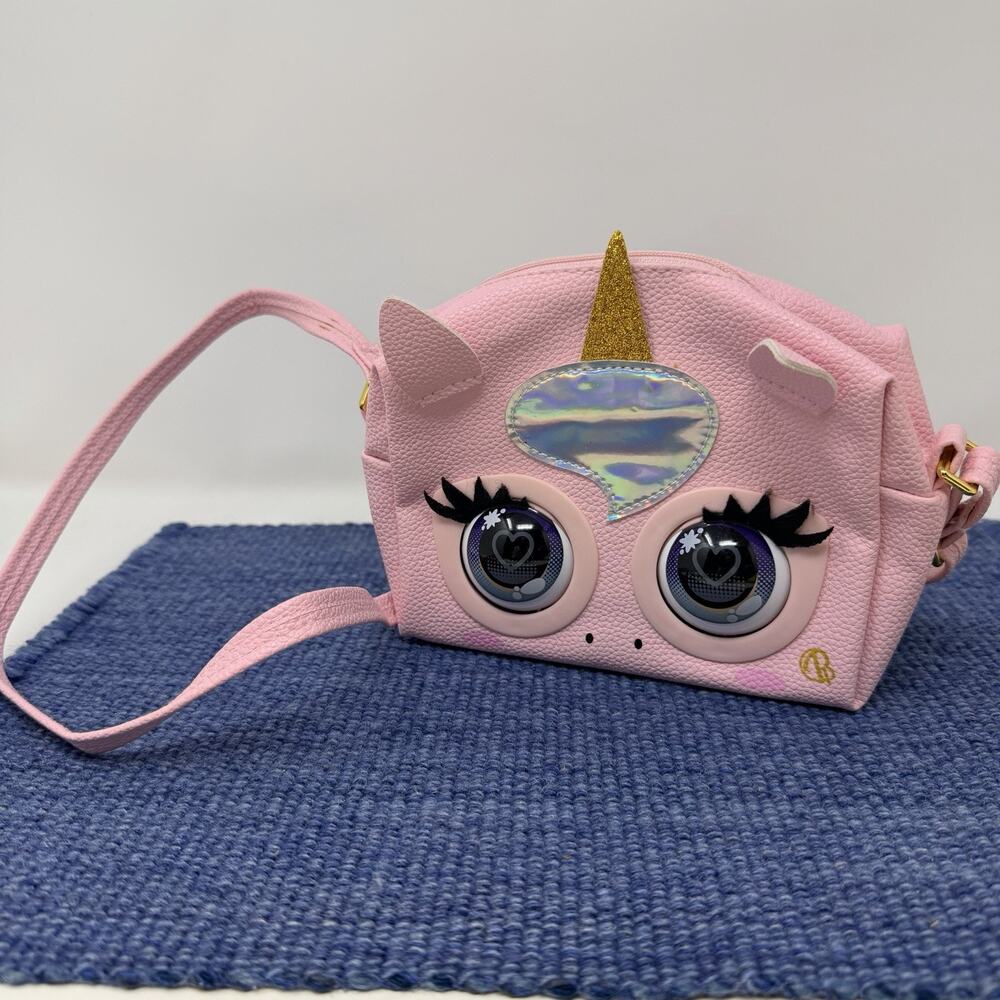 Purse Pets Handbag Pink Bag Girls Fashion Animated Battery Operated Unicorn Cb5